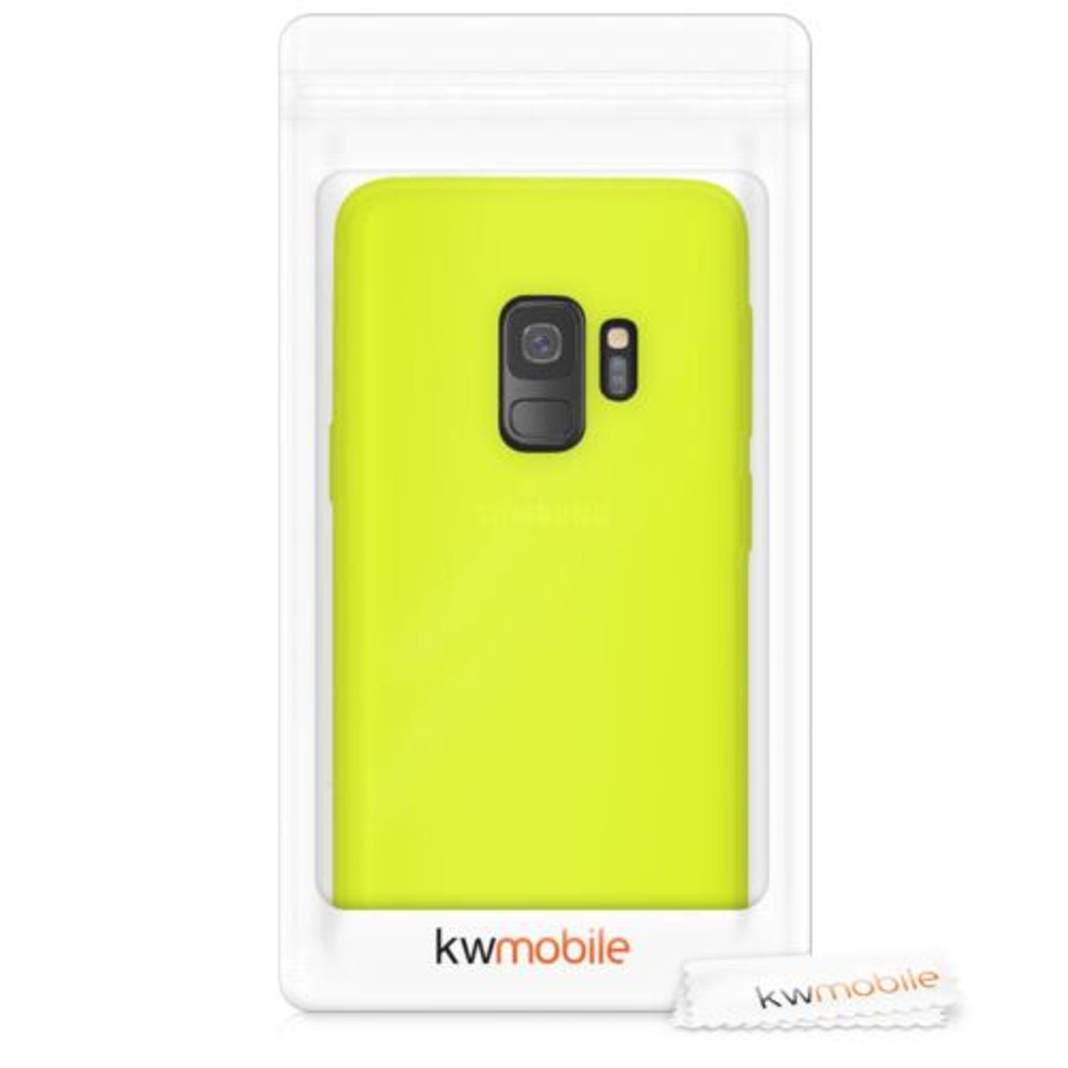 Husa pentru Samsung Galaxy S9, Silicon, Galben, 45180.75 fotografia produsului View 8 L