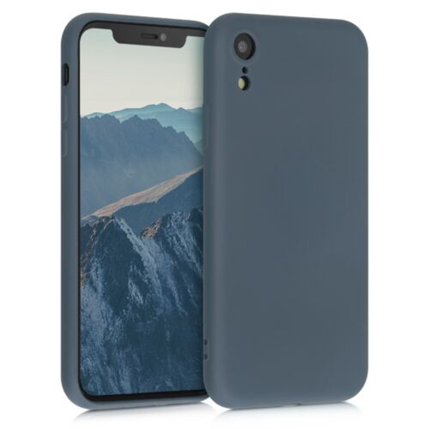 Husa pentru Apple iPhone XR, Silicon, Albastru, 49983.202 fotografia produsului