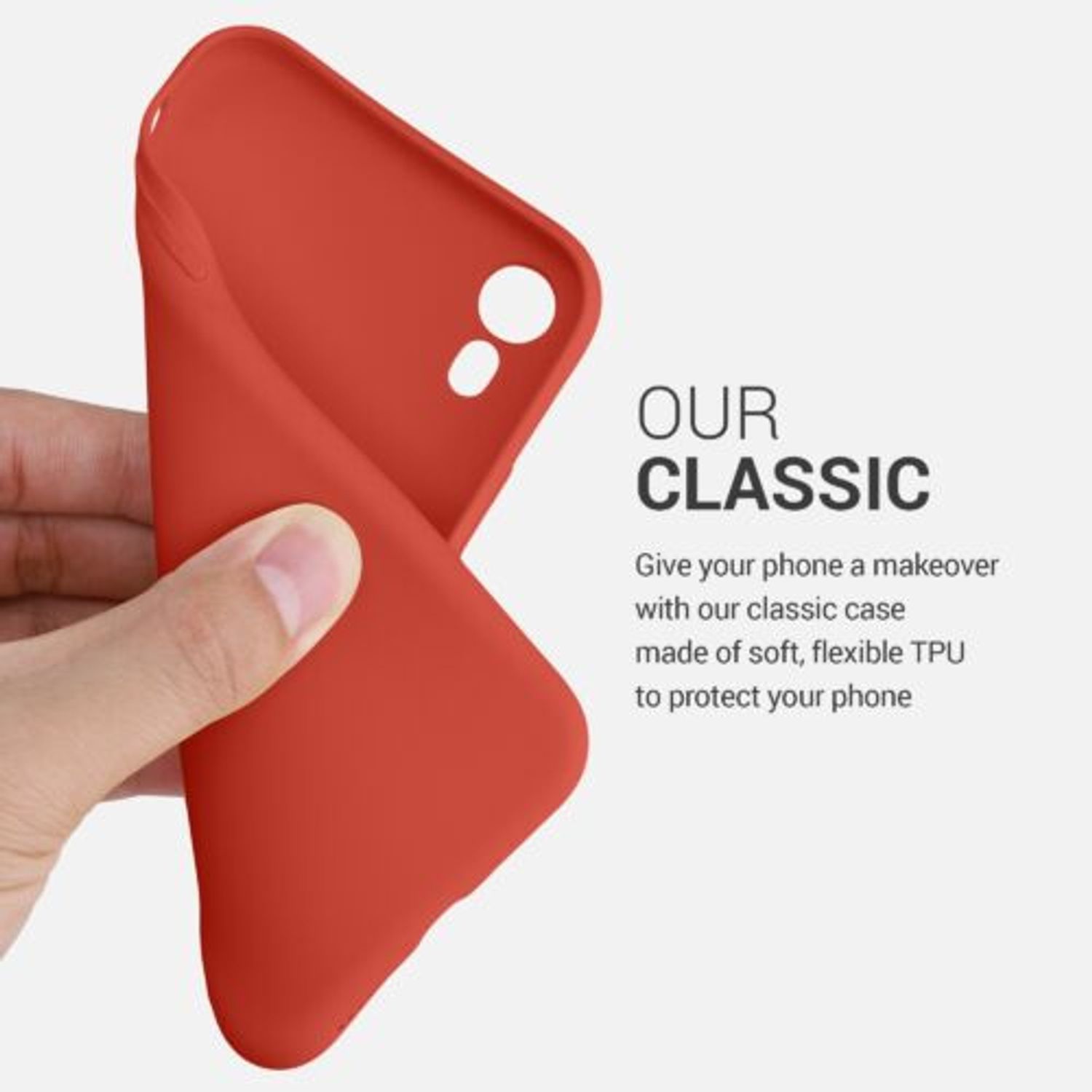 Husa pentru iPhone XR, Silicon, Rosu, 45907.218 fotografia produsului View 4 L
