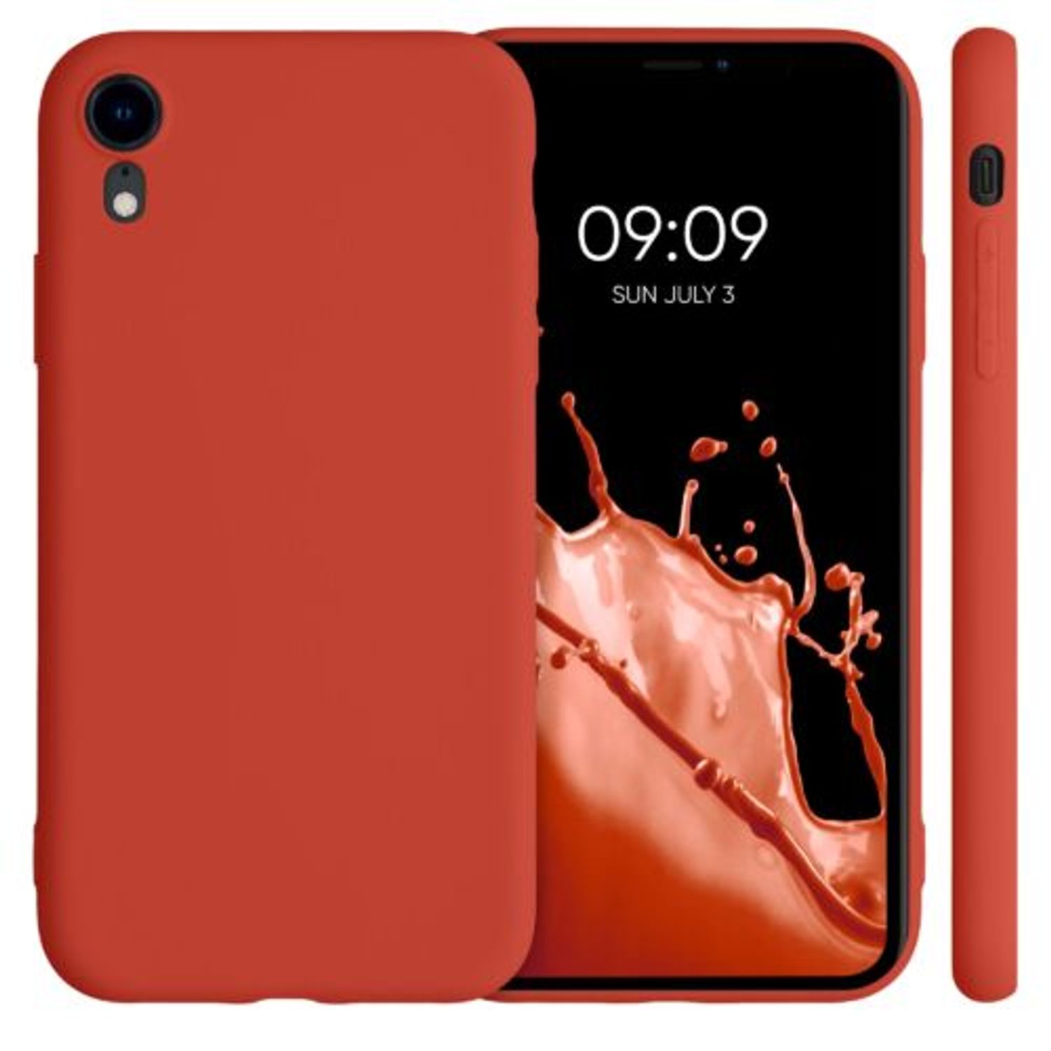 Husa pentru iPhone XR, Silicon, Rosu, 45907.218 fotografia produsului View 2 L