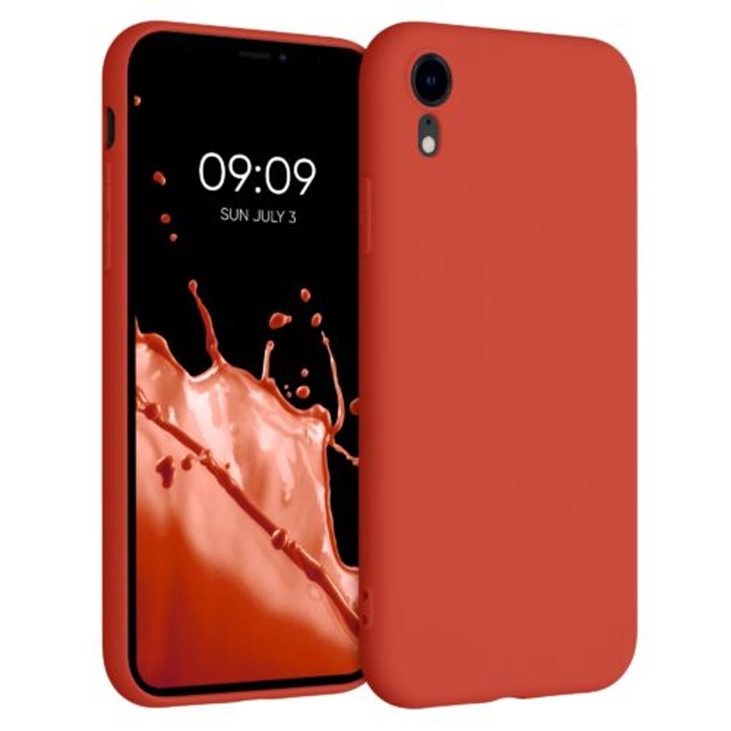 Husa pentru iPhone XR, Silicon, Rosu, 45907.218 fotografia produsului
