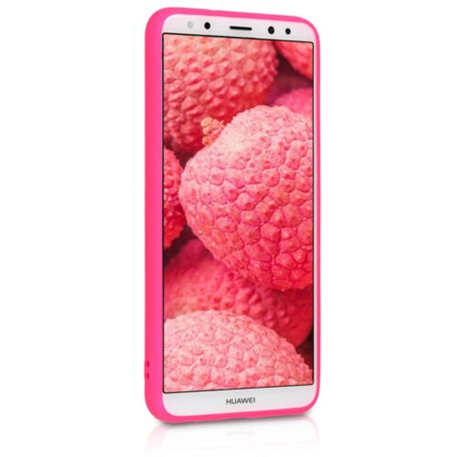 Husa pentru Huawei Mate 10 Lite, Silicon, Roz, 44690.77 fotografia produsului View 3 L