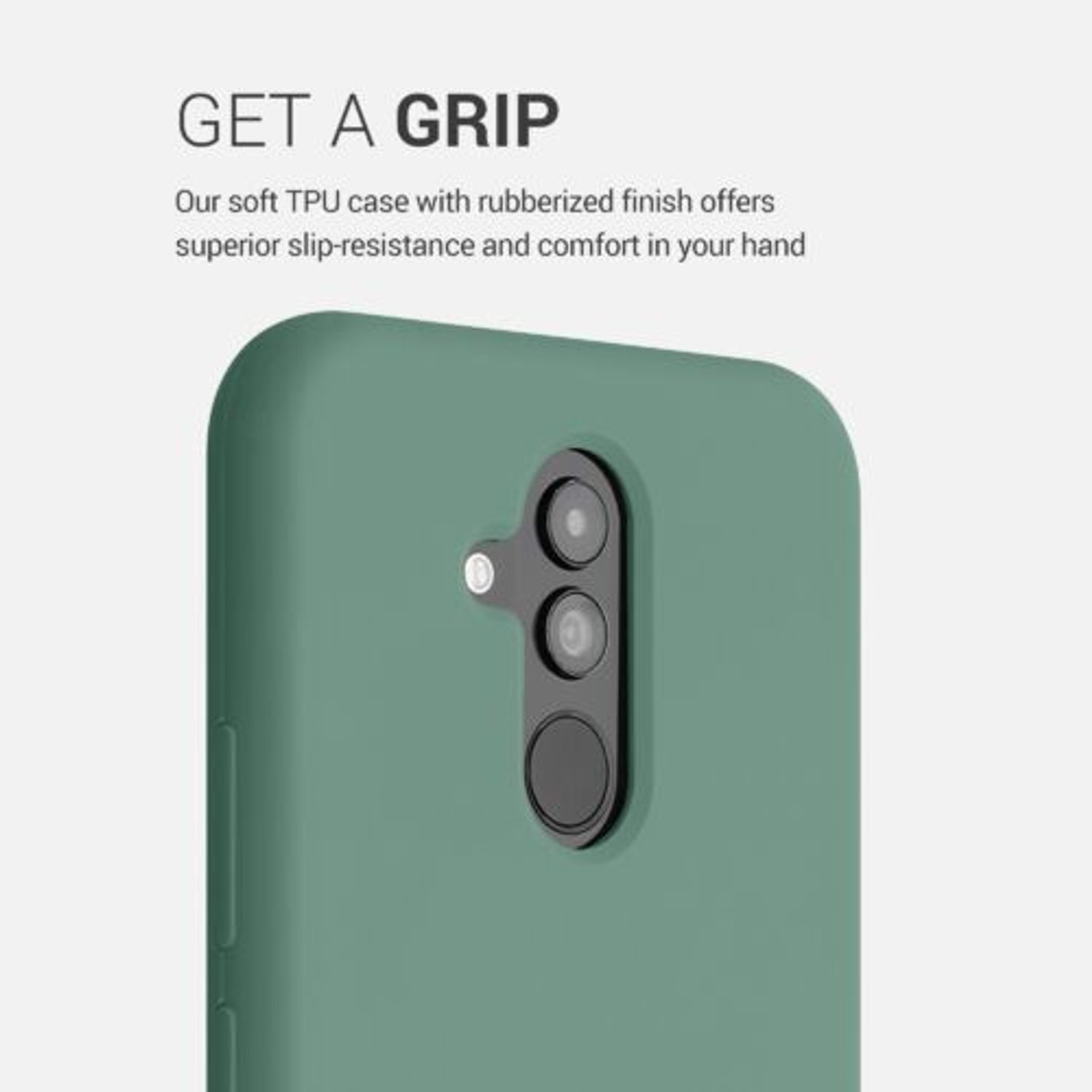 Husa pentru Huawei Mate 20 Lite, Silicon, Verde, 46310.166 fotografia produsului View 4 L