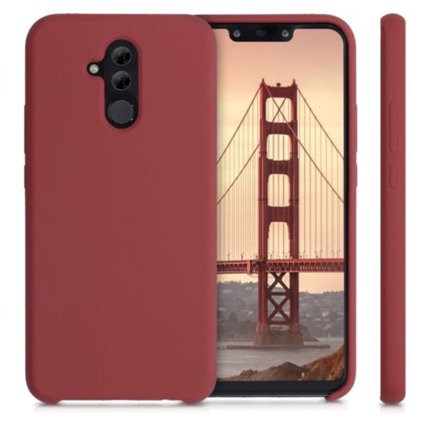 Husa pentru Huawei Mate 20 Lite, Silicon, Rosu, 46310.160 fotografia produsului View 2 L