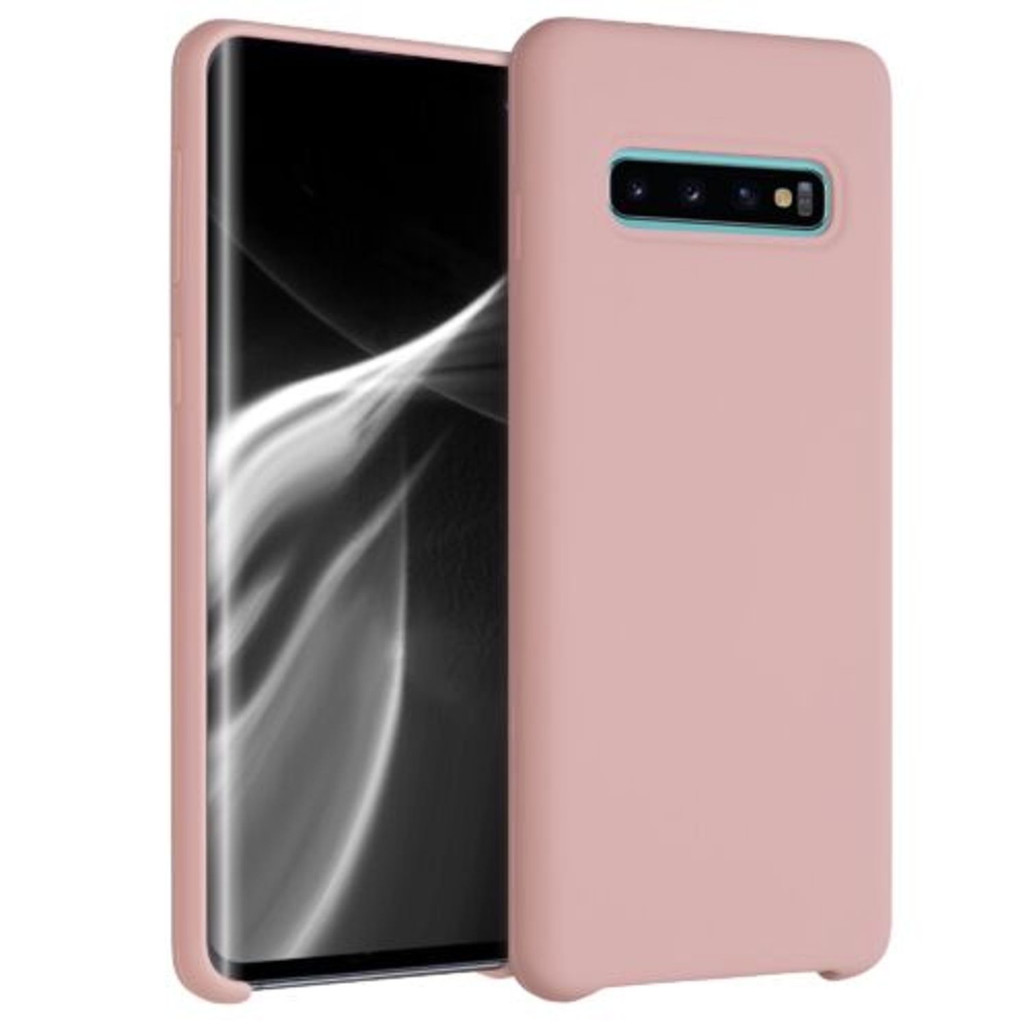 Husa pentru Samsung Galaxy S10, Silicon, Roz, 47732.156 fotografia produsului