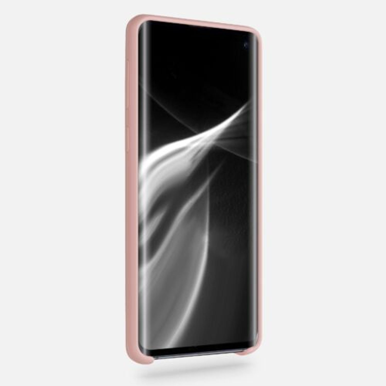 Husa pentru Samsung Galaxy S10, Silicon, Roz, 47732.156 fotografia produsului View 3 L