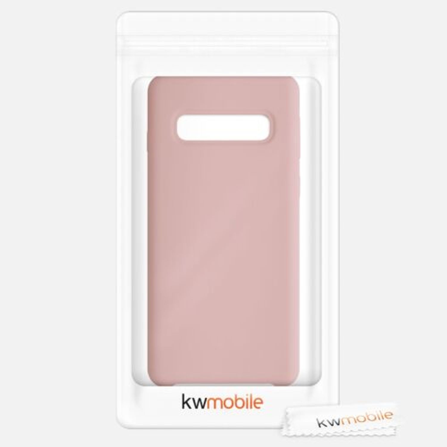 Husa pentru Samsung Galaxy S10, Silicon, Roz, 47732.156 fotografia produsului View 7 L