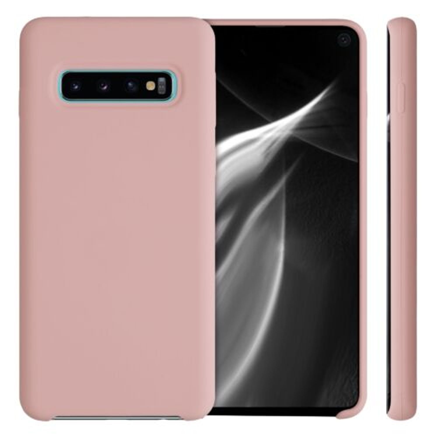 Husa pentru Samsung Galaxy S10, Silicon, Roz, 47732.156 fotografia produsului View 2 L