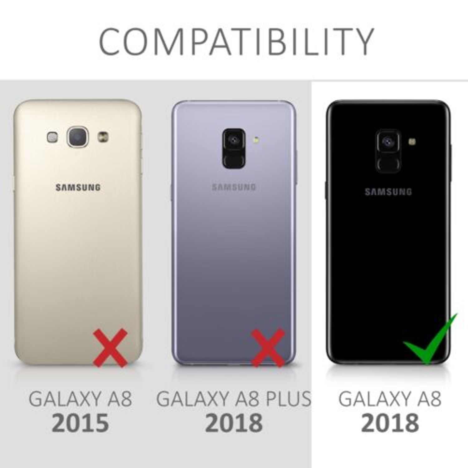 Husa pentru Samsung Galaxy A8 (2018), Silicon, Verde, 45634.14 fotografia produsului View 6 L