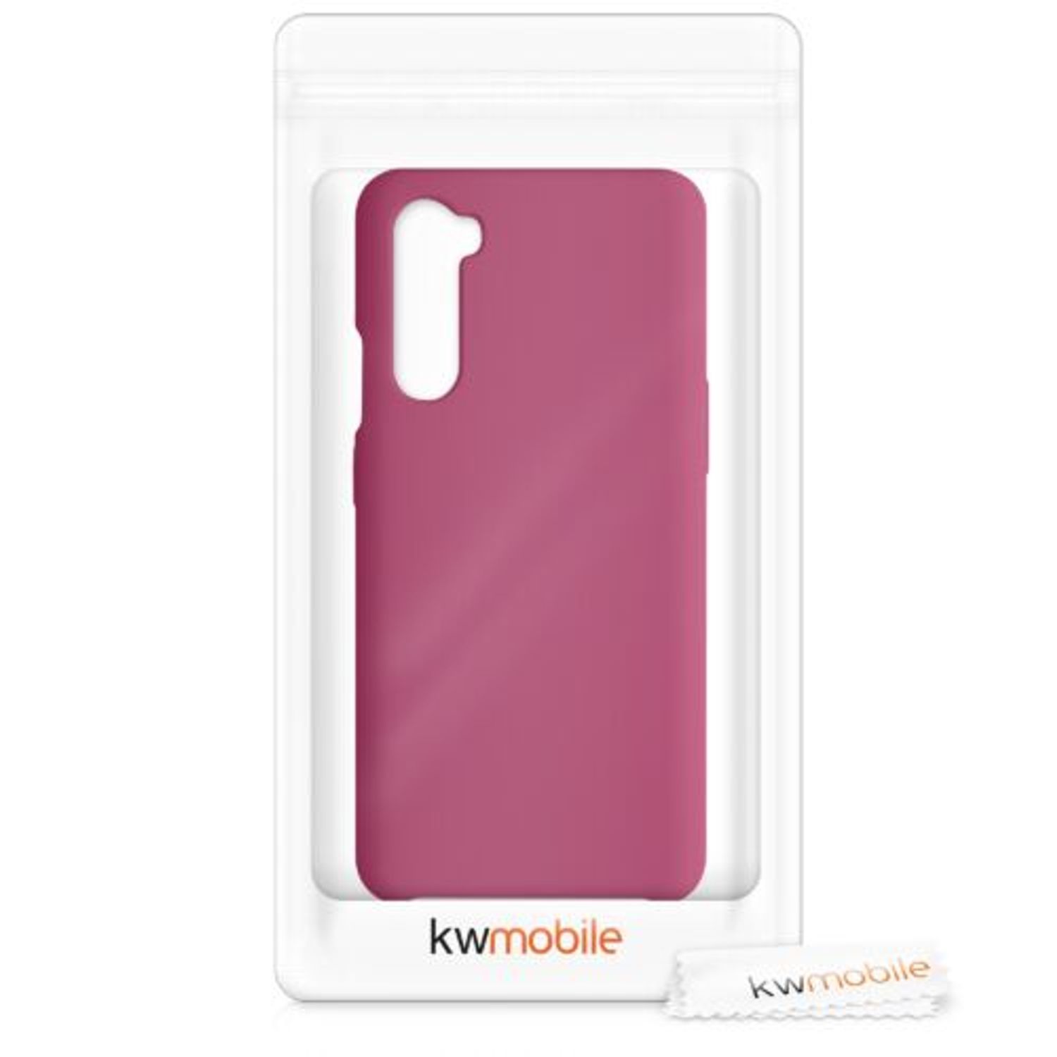 Husa pentru OnePlus Nord, Silicon, Roz, 51871.213 fotografia produsului View 7 L