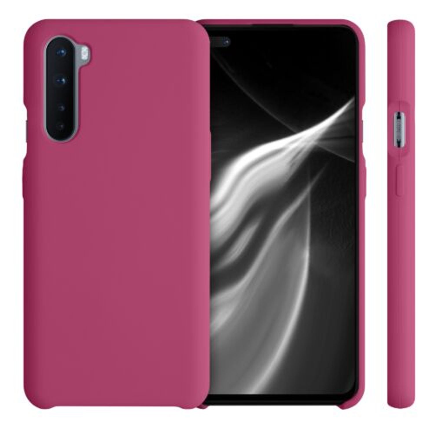 Husa pentru OnePlus Nord, Silicon, Roz, 51871.213 fotografia produsului View 2 L