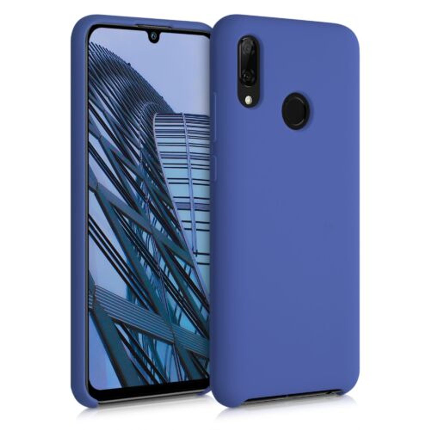 Husa pentru Huawei P Smart (2019), Silicon, Albastru, 47824.145 fotografia produsului