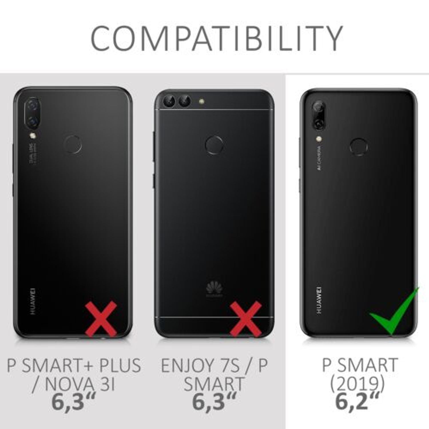 Husa pentru Huawei P Smart (2019), Silicon, Albastru, 47824.145 fotografia produsului View 6 L