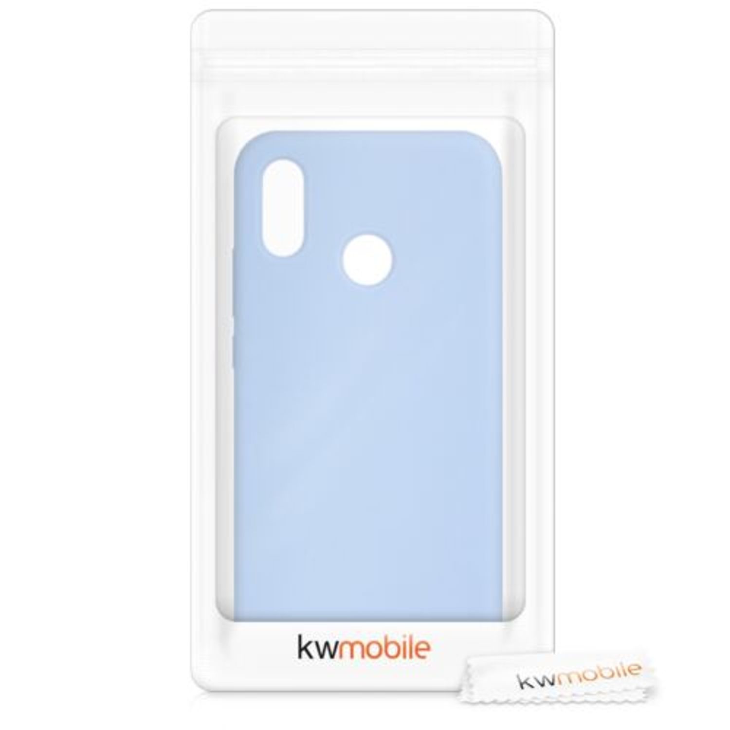 Husa pentru Huawei P20 Lite, Silicon, Albastru, 45687.58 fotografia produsului View 7 L
