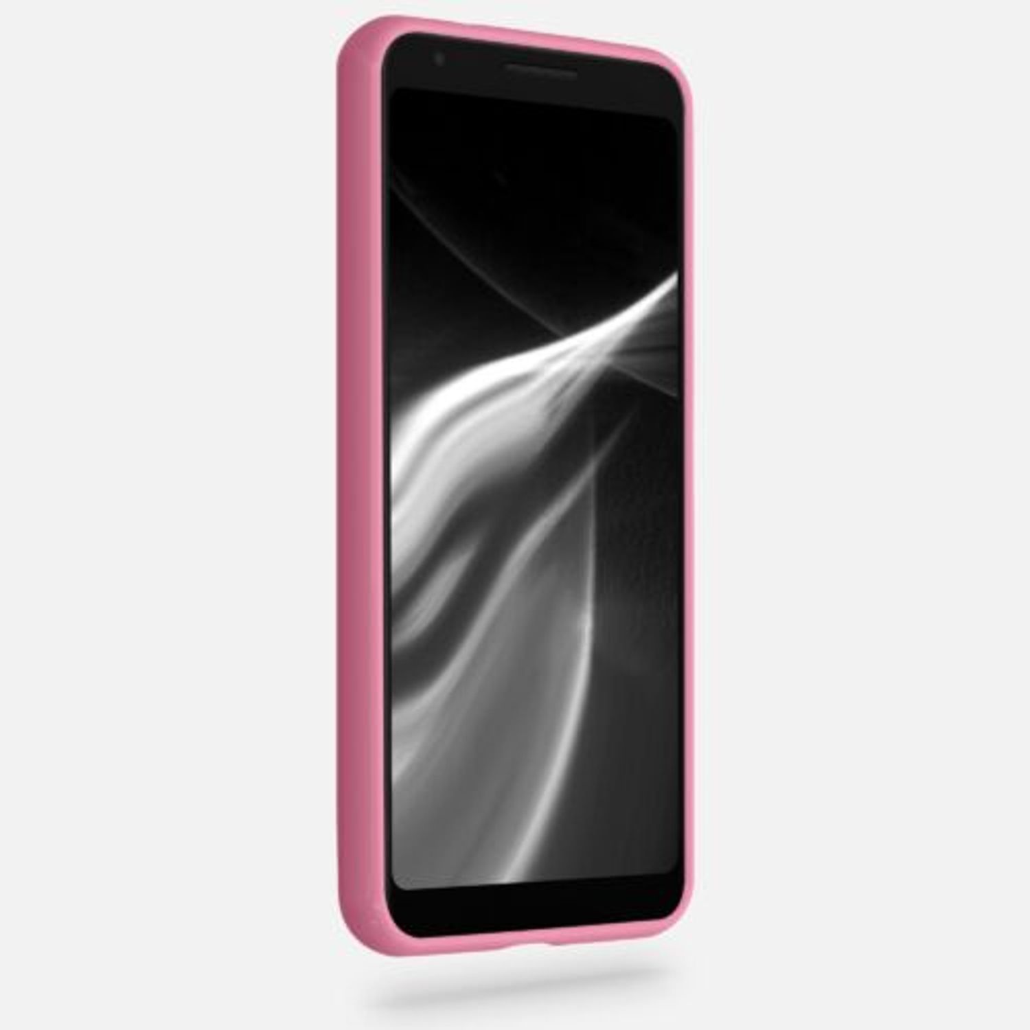 Husa pentru Google Pixel 3a, Silicon, Roz, 47590.212 fotografia produsului View 3 L