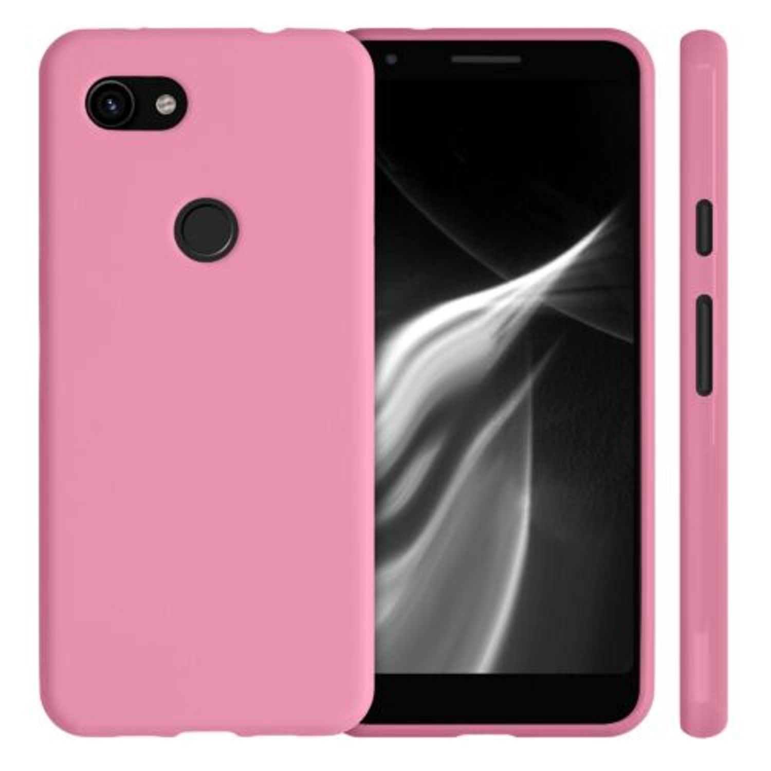 Husa pentru Google Pixel 3a, Silicon, Roz, 47590.212 fotografia produsului View 2 L