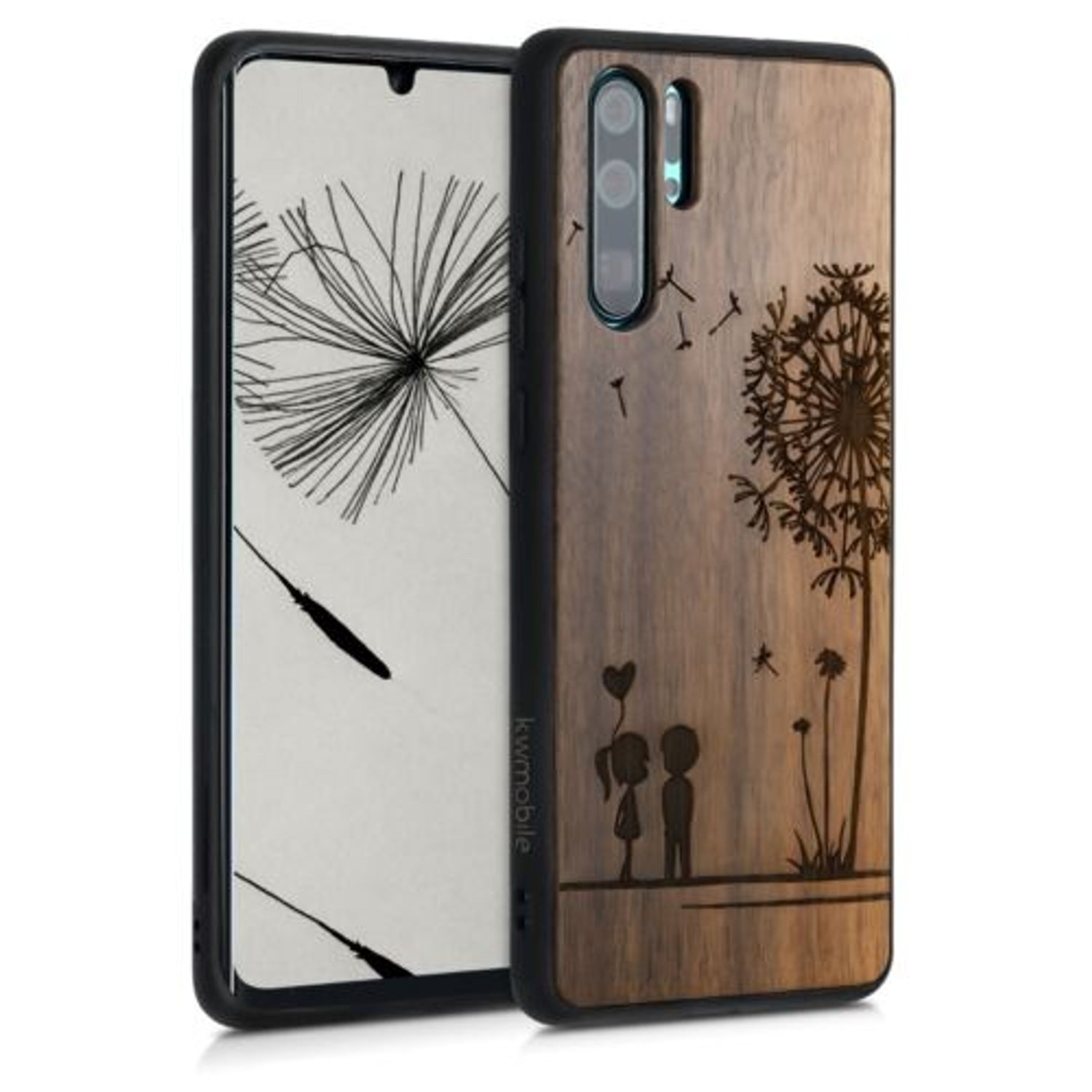 Husa pentru Huawei P30 Pro, Lemn, Maro, 47425.14 fotografia produsului