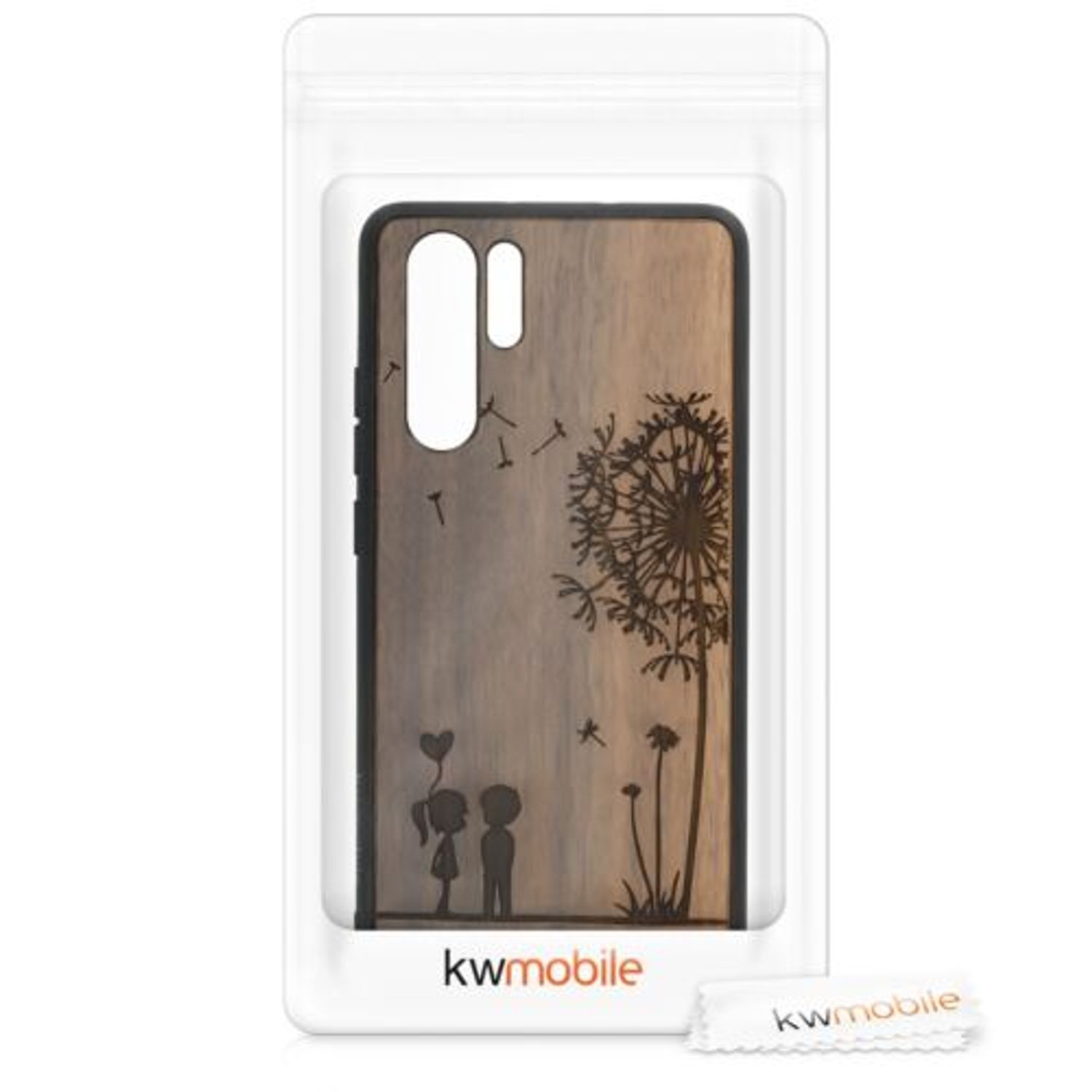 Husa pentru Huawei P30 Pro, Lemn, Maro, 47425.14 fotografia produsului View 6 L