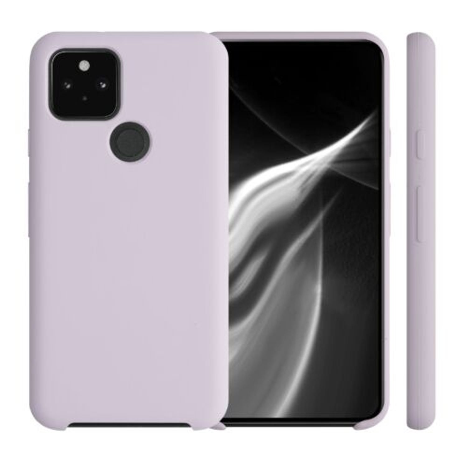 Husa pentru Google Pixel 5, Silicon, Mov, 53633.192 fotografia produsului View 2 L
