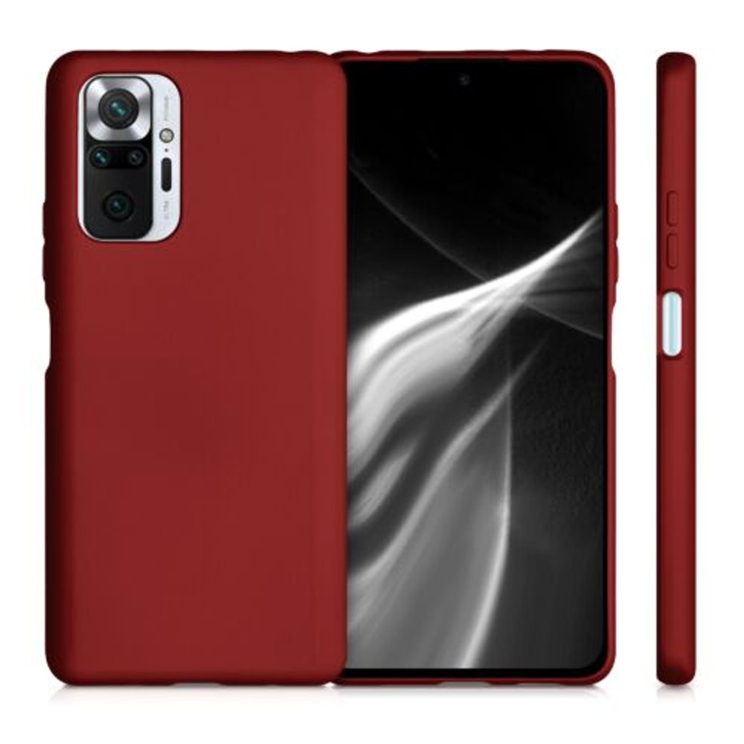 Husa pentru Xiaomi Redmi Note 10 Pro, Silicon, Rosu, 54552.36 fotografia produsului View 2 L