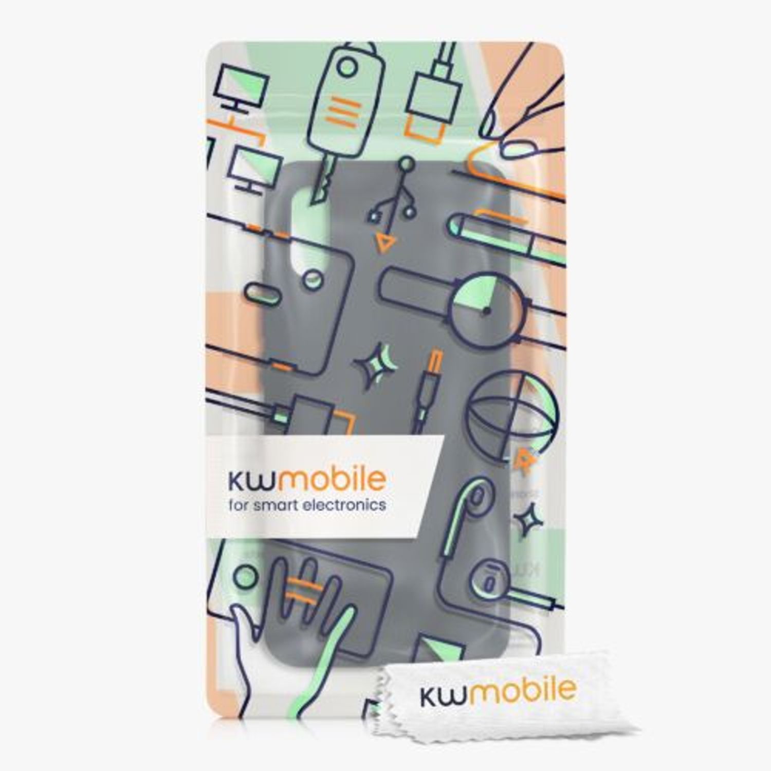 Husa pentru Xiaomi Redmi 9A, Silicon, Verde, 52847.186, Kwmobile fotografia produsului View 5 L