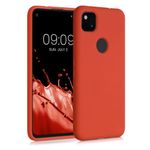 Husa pentru Google Pixel 4a, Silicon, Portocaliu, 52622.218, Kwmobile fotografia produsului