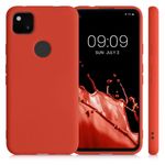 Husa pentru Google Pixel 4a, Silicon, Portocaliu, 52622.218, Kwmobile fotografia produsului View 2 S