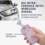 Husa Cheie Auto pentru Renault/Dacia, 4 Butoane, Keyless Go, Kwmobile, Piele ecologica, Roz, 44637.48 fotografia produsului View 8 S