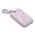 Husa Cheie Auto pentru Renault/Dacia, 4 Butoane, Keyless Go, Kwmobile, Piele ecologica, Roz, 44637.48 fotografia produsului View 6 S