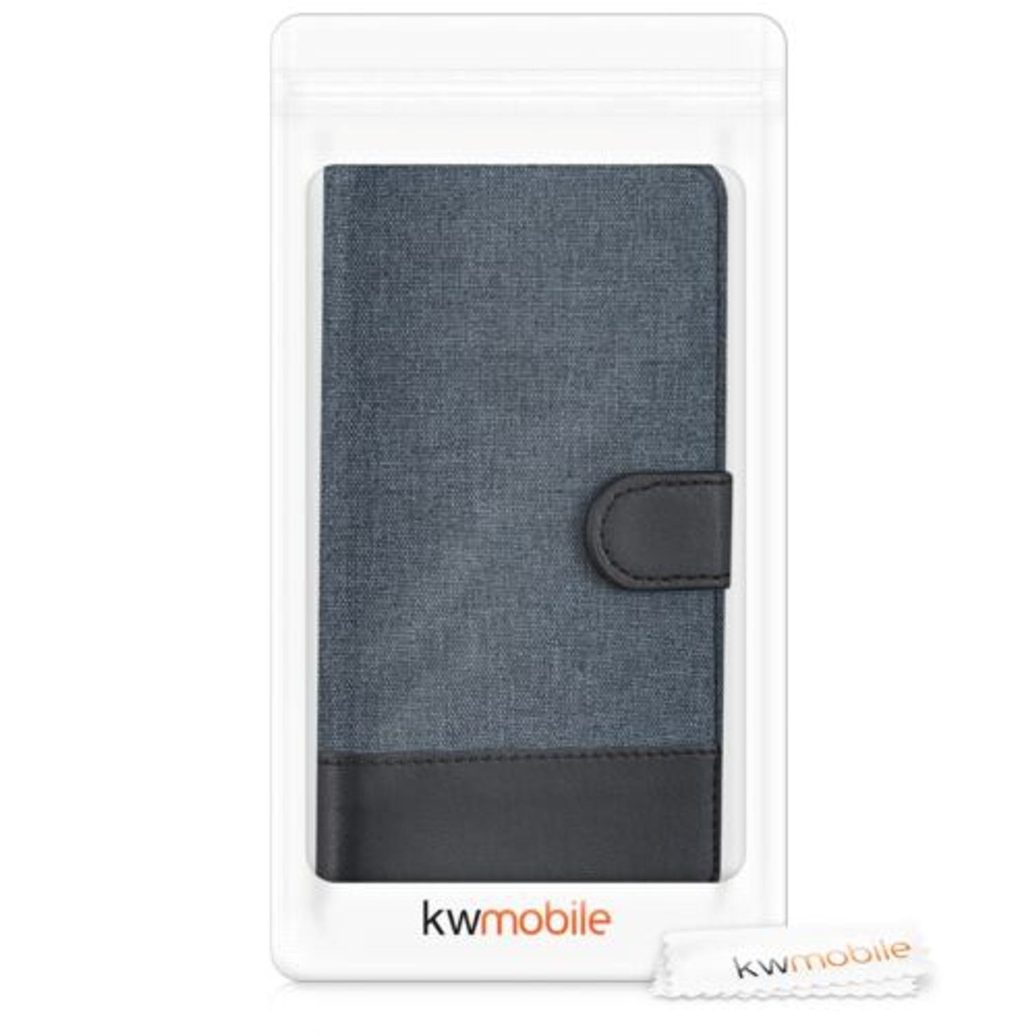 Husa pentru Samsung Galaxy J3 (2016), Textil, Albastru, 38157.17 fotografia produsului View 7 L