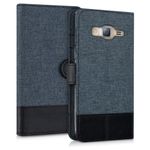 Husa pentru Samsung Galaxy J3 (2016), Textil, Albastru, 38157.17 fotografia produsului View 4 S