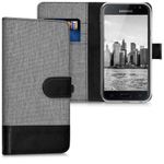 Husa pentru Samsung Galaxy J3 (2017), Textil, Gri, 41030.22 fotografia produsului