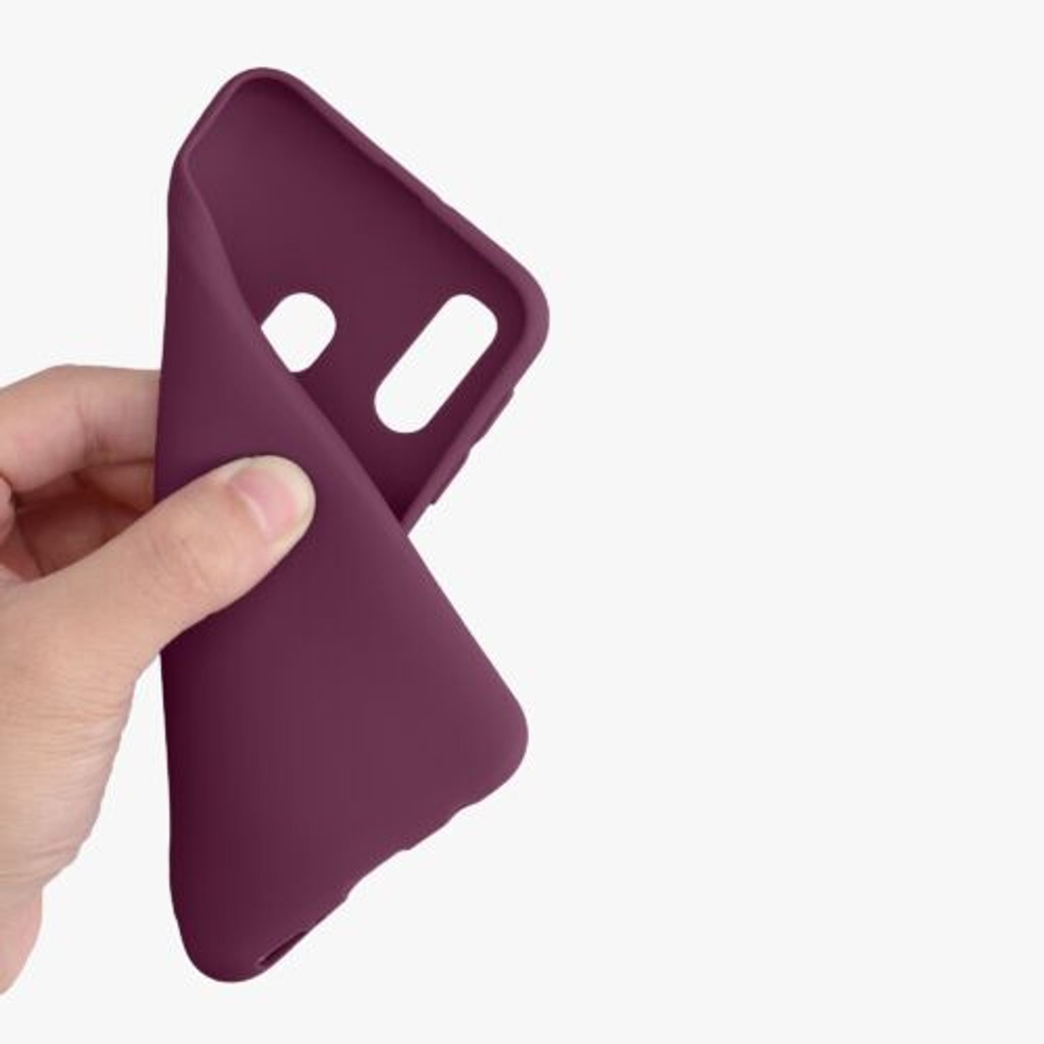 Husa Kwmobile pentru Samsung Galaxy A40, Silicon, Violet, 48547.187 fotografia produsului View 5 L