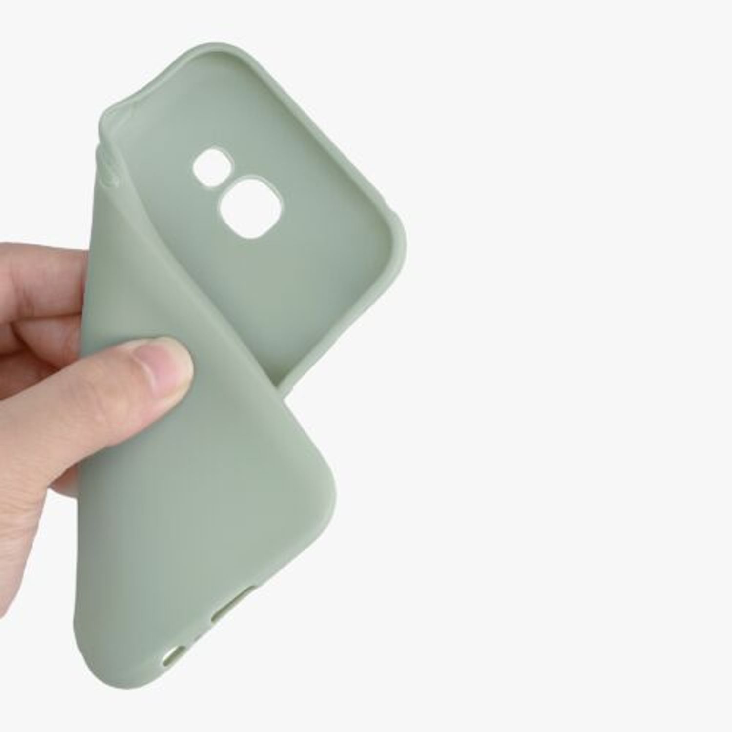 Husa Kwmobile pentru Samsung Galaxy A5 (2017), Silicon, Verde, 40717.172 fotografia produsului View 6 L