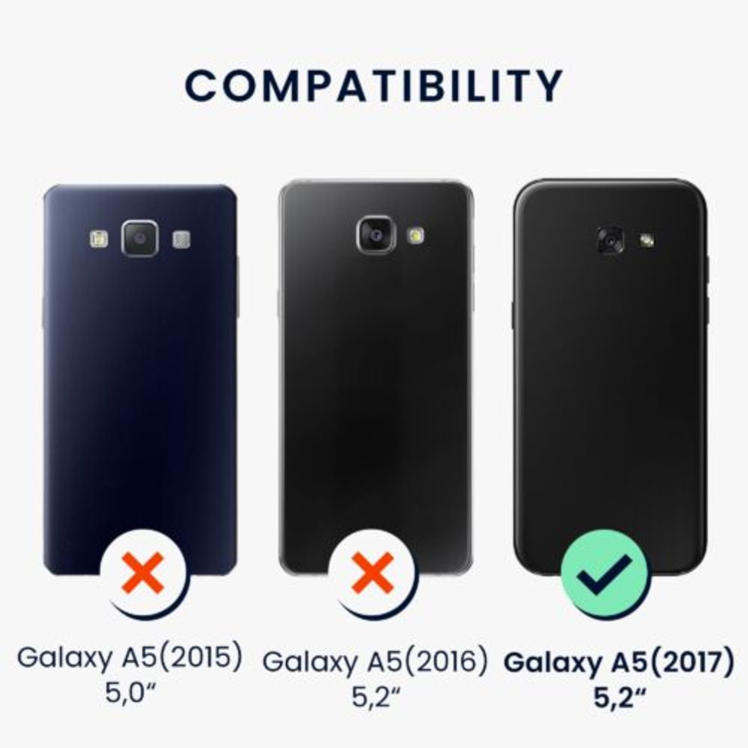 Husa Kwmobile pentru Samsung Galaxy A5 (2017), Silicon, Verde, 40717.172 fotografia produsului View 4 L