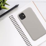 Husa Kwmobile pentru Apple iPhone 11, Silicon, Gri, 50791.43 fotografia produsului View 2 S