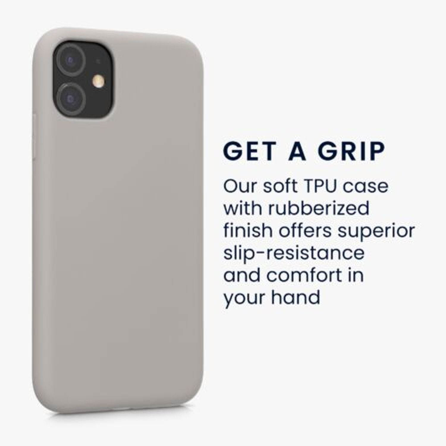 Husa Kwmobile pentru Apple iPhone 11, Silicon, Gri, 50791.43 fotografia produsului View 4 L