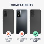 Husa Kwmobile pentru Vivo Y72 5G, Silicon, Negru, 59095.01 fotografia produsului View 5 S