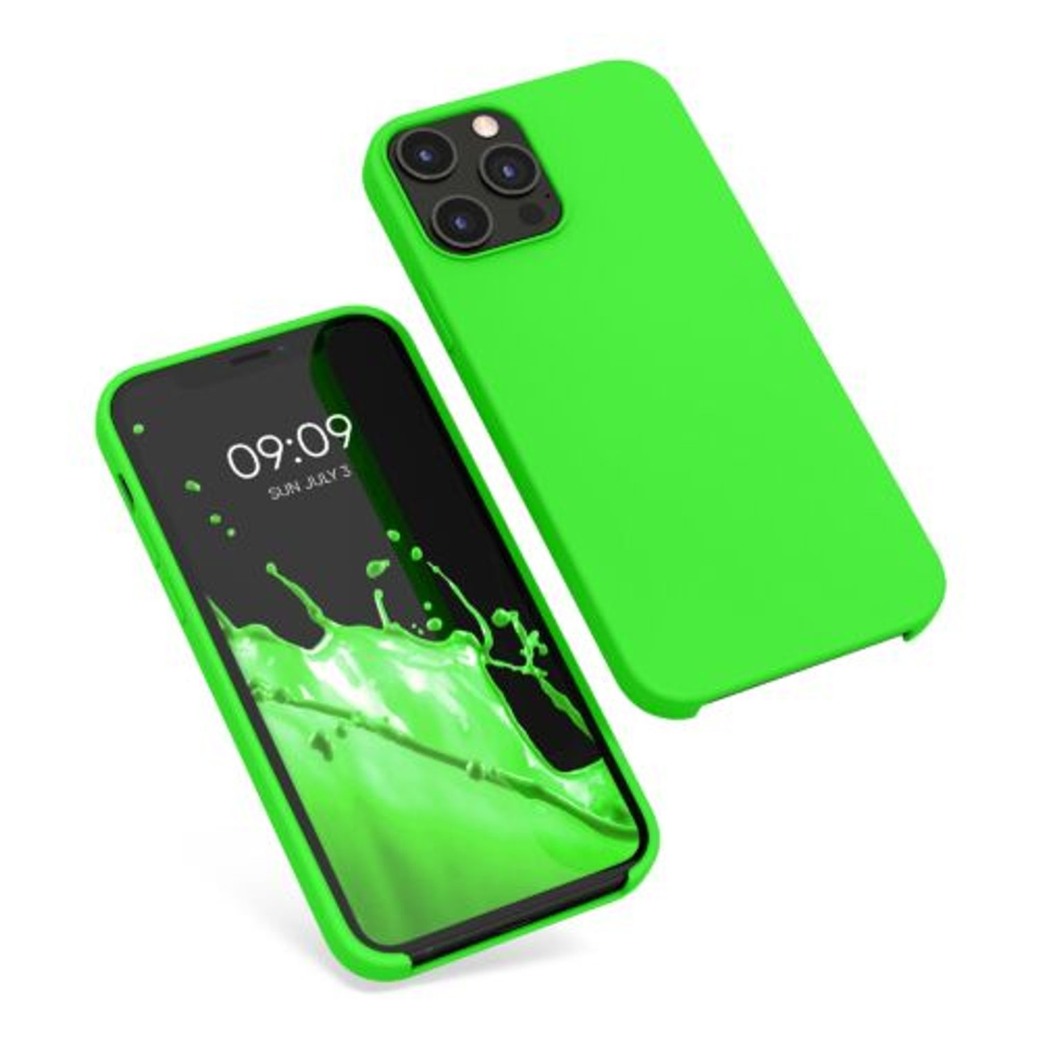 Husa Kwmobile pentru Apple iPhone 12 Pro Max, Silicon, Verde, 52644.44 fotografia produsului