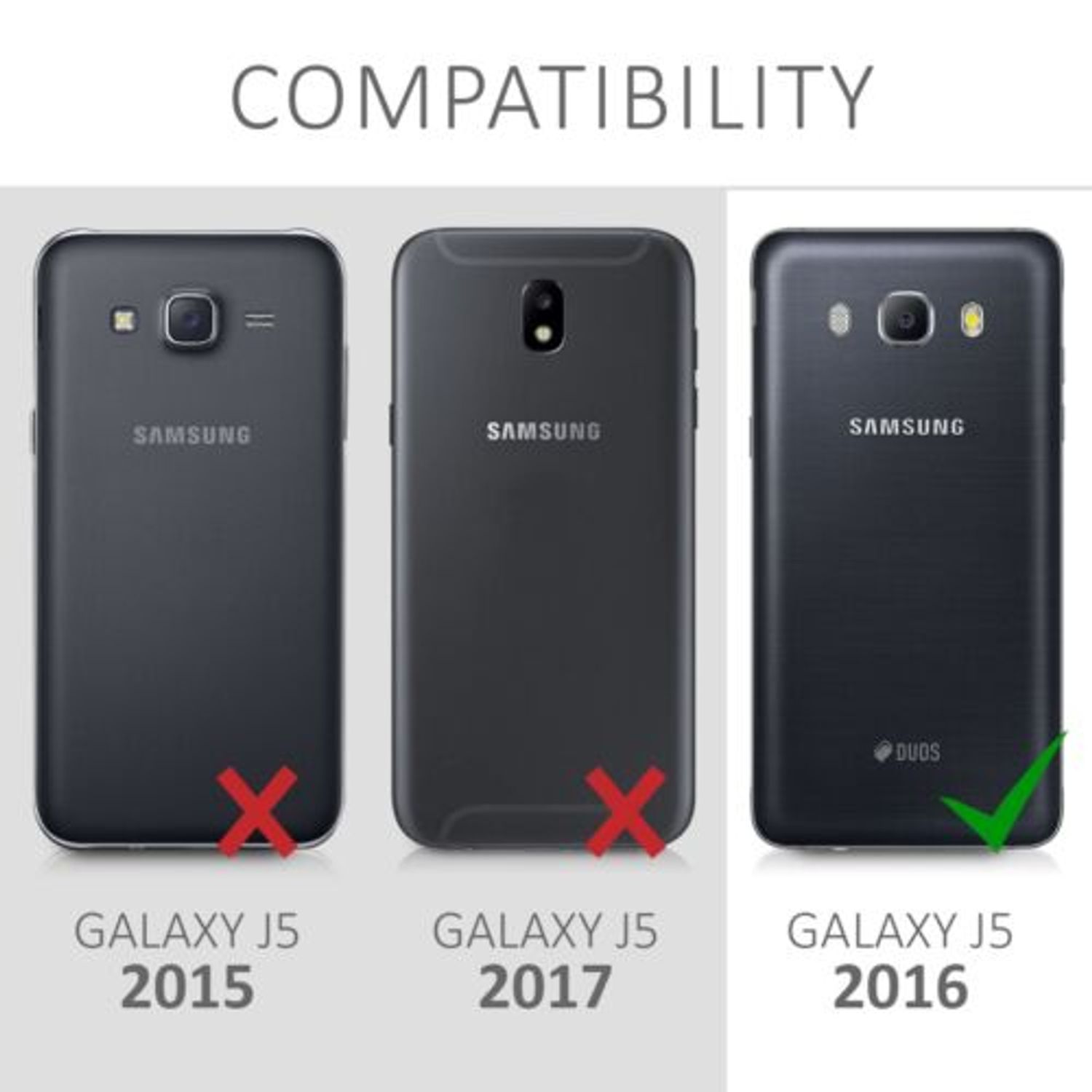 Husa pentru Samsung Galaxy J5 (2016), Silicon, Transparent, 40222.03 fotografia produsului View 6 L