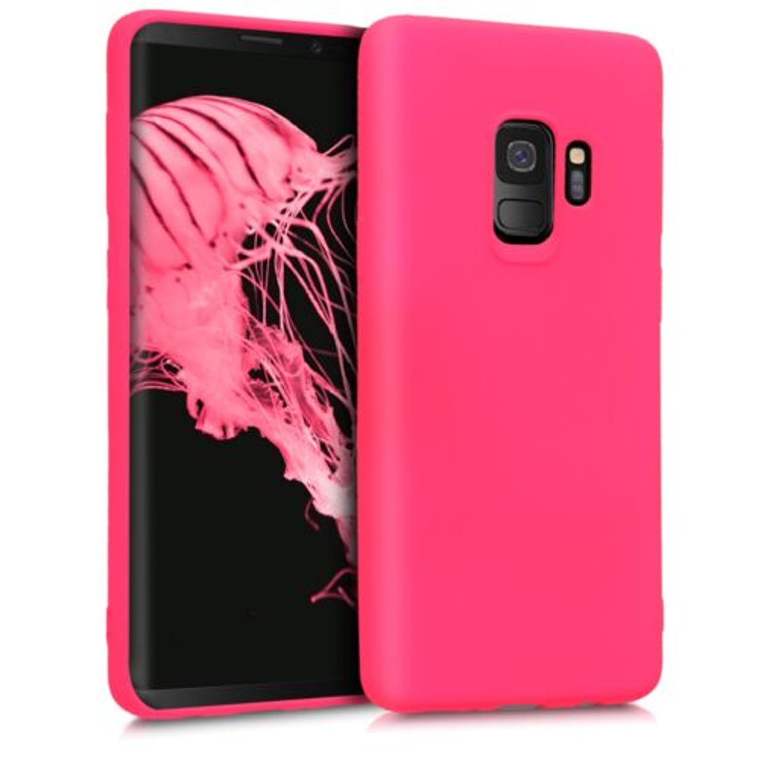 Husa pentru Samsung Galaxy S9, Silicon, Roz, 45180.77 fotografia produsului
