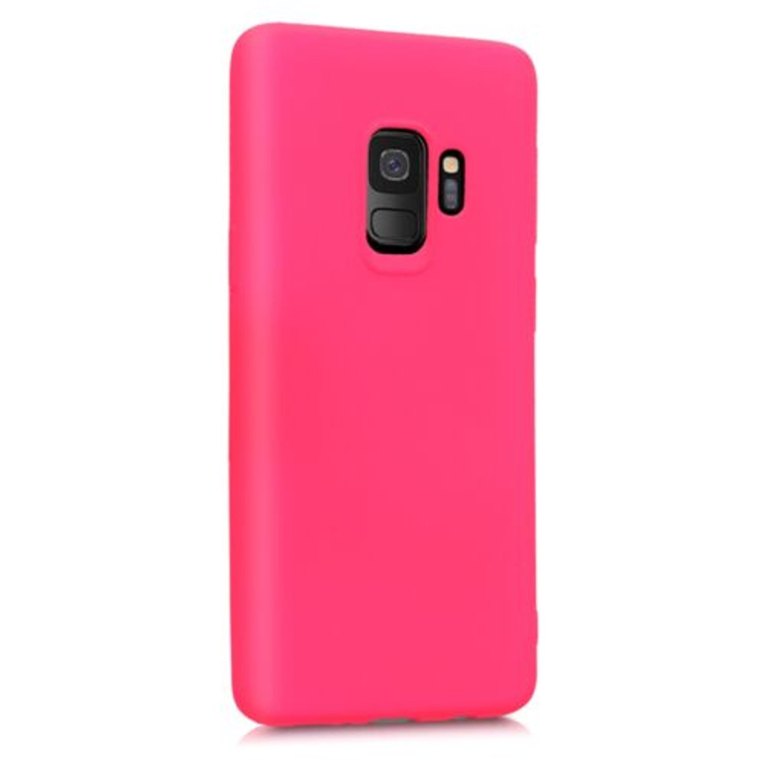Husa pentru Samsung Galaxy S9, Silicon, Roz, 45180.77 fotografia produsului View 8 L