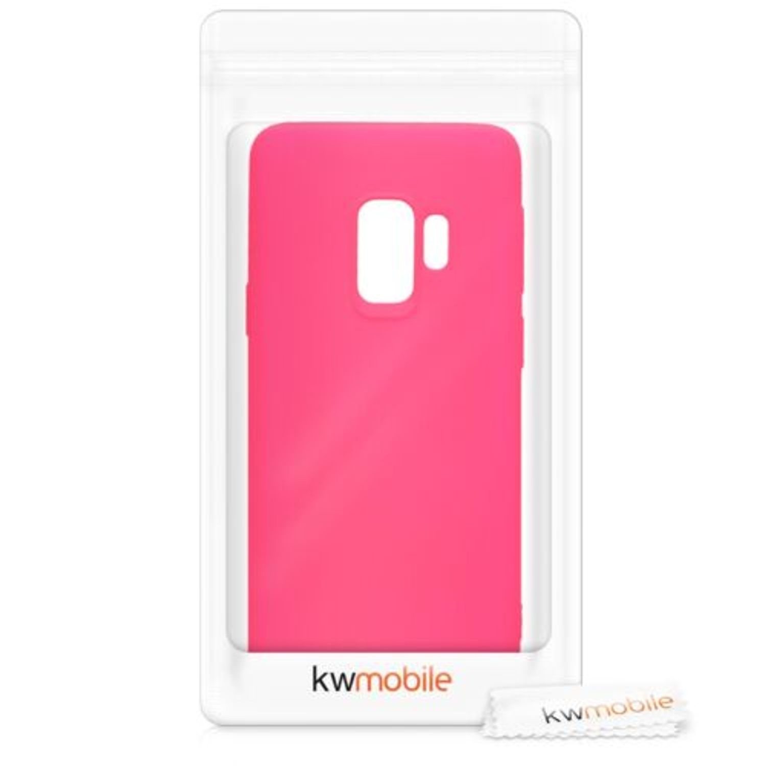 Husa pentru Samsung Galaxy S9, Silicon, Roz, 45180.77 fotografia produsului View 7 L
