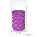 Set 5 Capace pentru valva , Kwmobile, Mov, Metal, 41665.38 fotografia produsului View 8 S