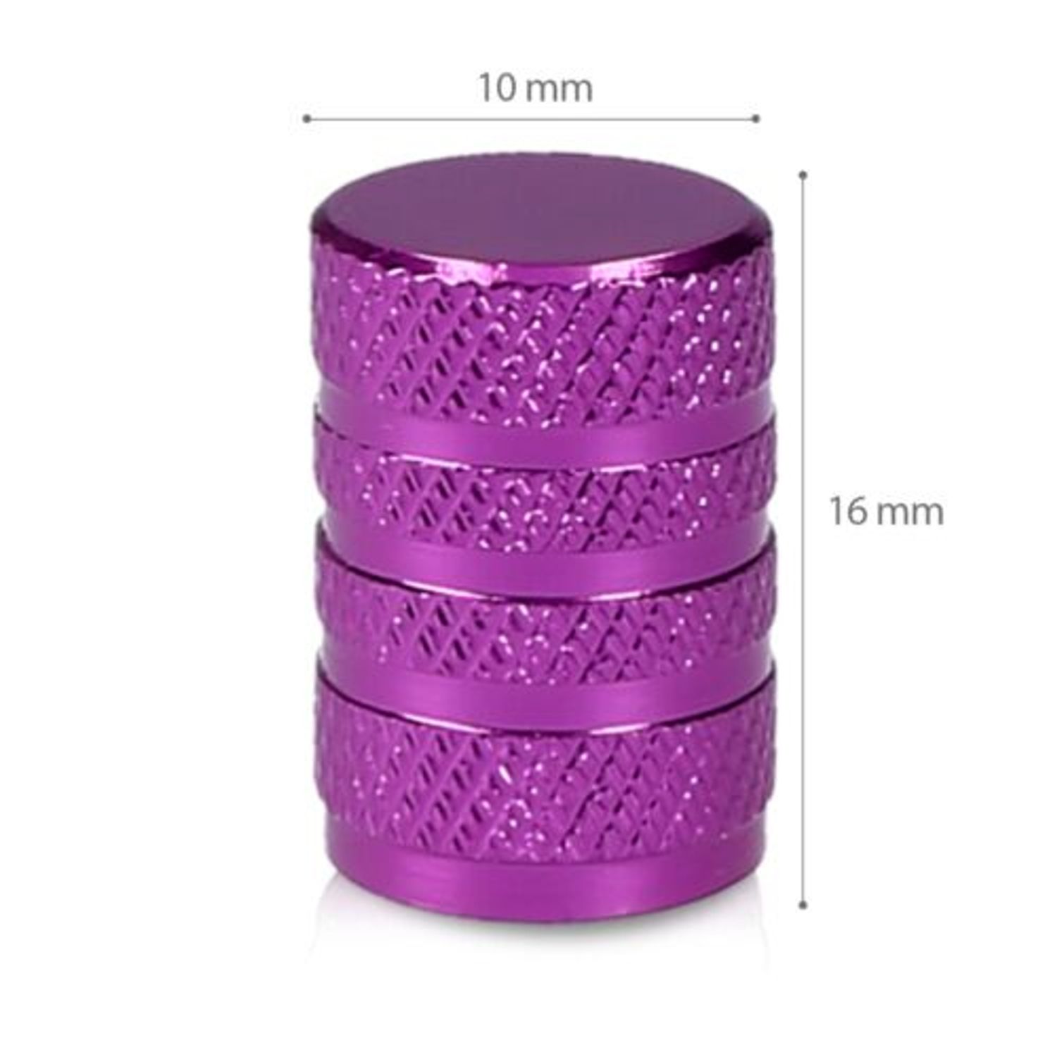 Set 5 Capace pentru valva , Kwmobile, Mov, Metal, 41665.38 fotografia produsului View 5 L