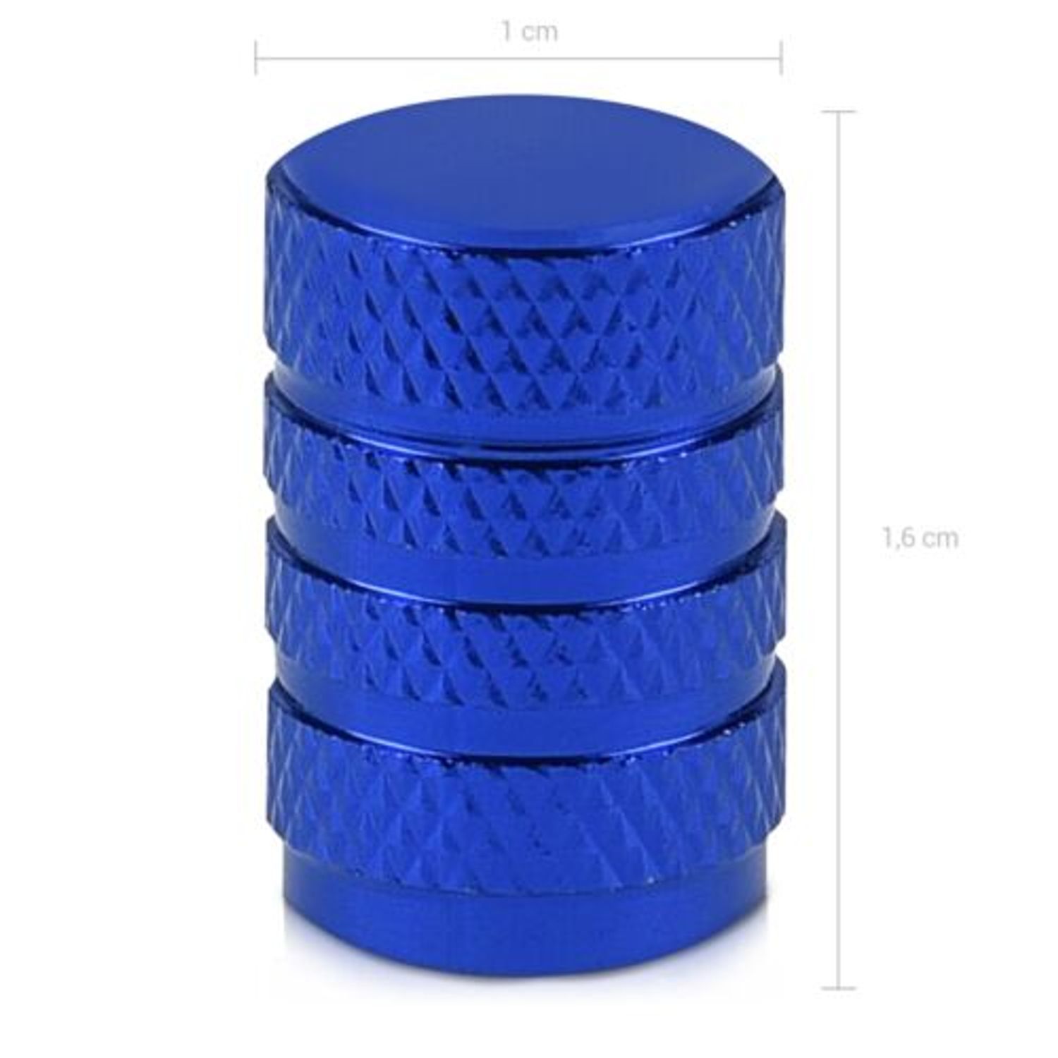 Set 5 Capace pentru valva , Kwmobile, Albastru, Metal, 41665.04 fotografia produsului View 3 L
