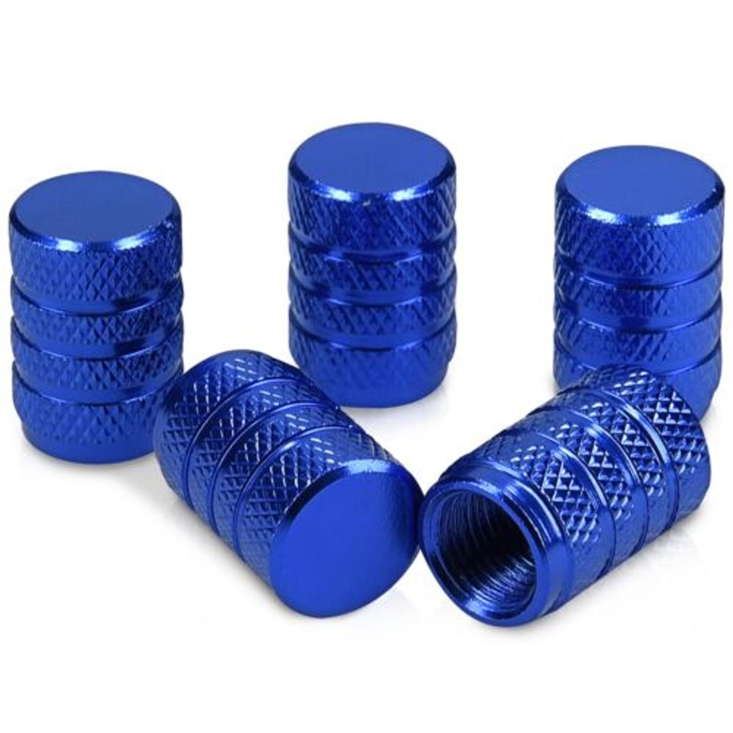 Set 5 Capace pentru valva , Kwmobile, Albastru, Metal, 41665.04 fotografia produsului View 2 L