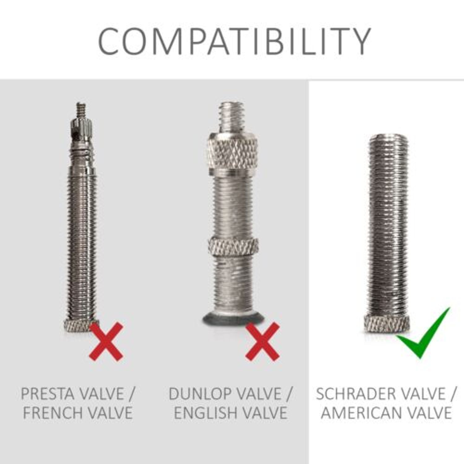 Set 5 Capace pentru valva , Kwmobile, Negru, Metal, 41665.01 fotografia produsului View 6 L