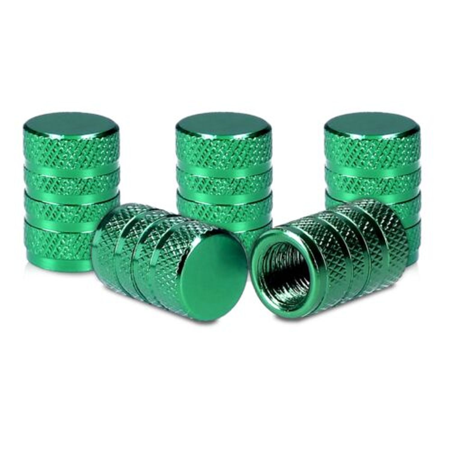Set 5 Capace pentru valva , Kwmobile, Verde, Metal, 41665.07 fotografia produsului