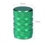 Set 5 Capace pentru valva , Kwmobile, Verde, Metal, 41665.07 fotografia produsului View 4 S